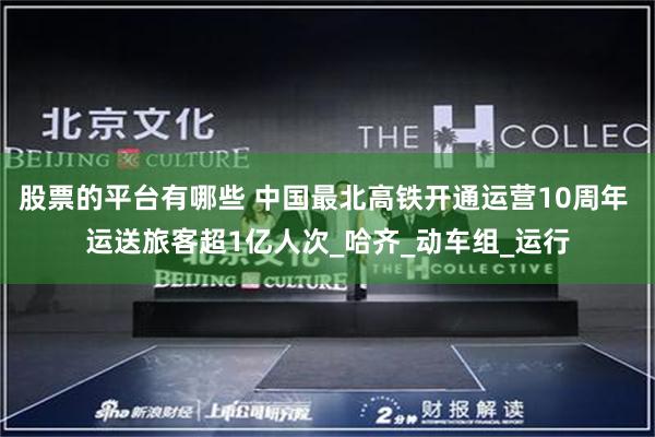 股票的平台有哪些 中国最北高铁开通运营10周年 运送旅客超1亿人次_哈齐_动车组_运行